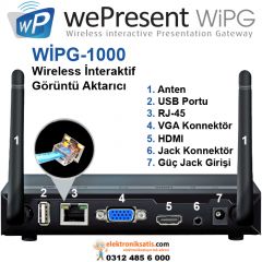 Wepresent Wipg-1000 Wireless İnteraktif  Görüntü Aktarıcı