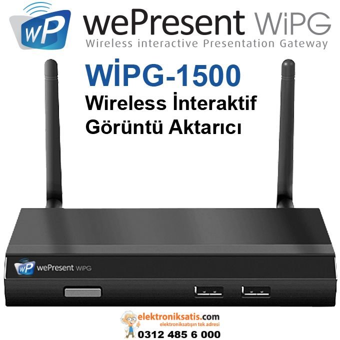 Wepresent Wipg-1500 Wireless İnteraktif  Görüntü Aktarıcı