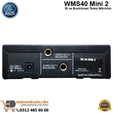 AKG WMS40 Mini 2 El ve Enstrüman Telsiz Mikrofon