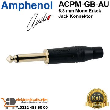 Amphenol ACPM-GB-AU 6.3 mm Mono Erkek Jack