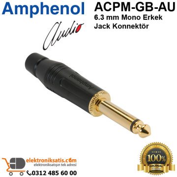 Amphenol ACPM-GB-AU 6.3 mm Mono Erkek Jack