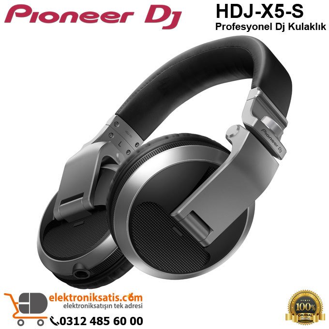 Pioneer Dj HDJ-X5-S Profesyonel Dj Kulaklık