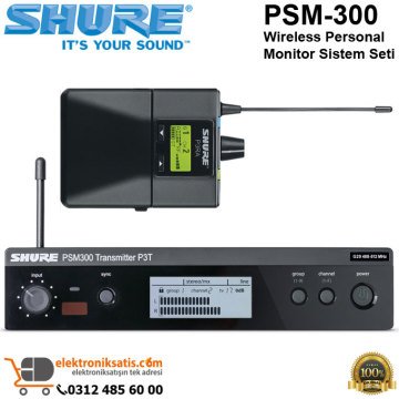 Shure PSM-300 Wireless Personel Monitor Sistem Seti