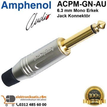 Amphenol ACPM-GN-AU 6.3 mm Mono Erkek Jack