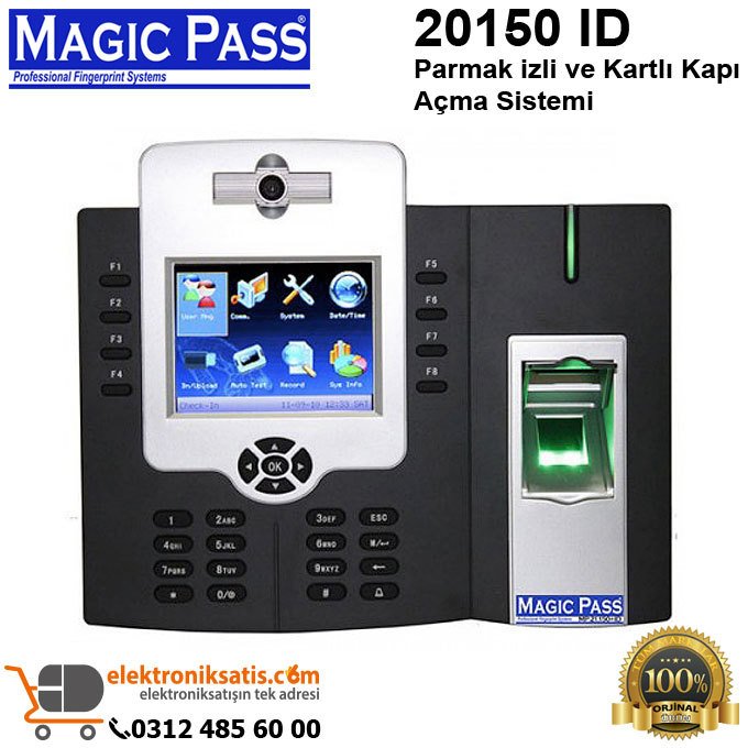 Magic Pass 20150 ID Parmak İzli ve Kartlı Geçiş Kontrol Cihazı