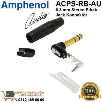 Amphenol ACPS-RB-AU 6.3 mm Stereo Jack