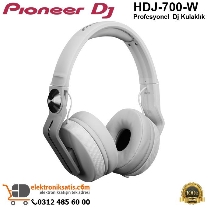 Pioneer Dj HDJ-700-W Profesyonel Dj Kulaklık