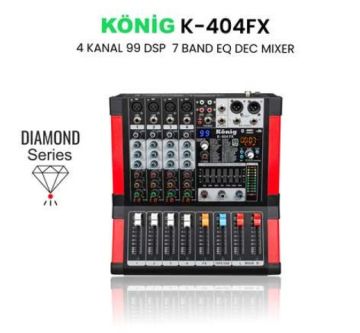 König K-404 FX 4 Kanal Deck Mikser