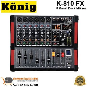 König K-810 FX 8 Kanal Deck Mikser