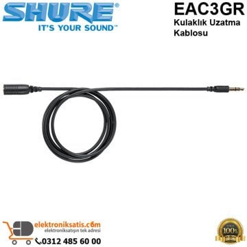 Shure EAC3GR Kulaklık Uzatma Kablosu