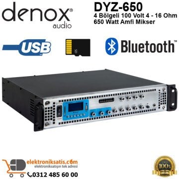 Denox DYZ-650 100V 650 Watt 4 Bölgeli Anfi