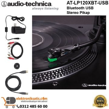 Audio Technica AT-LP120X-BT-USB-BK Bluetooth Stereo Pikap