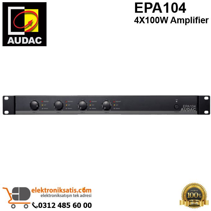 AUDAC EPA104 4X100W Amplifier