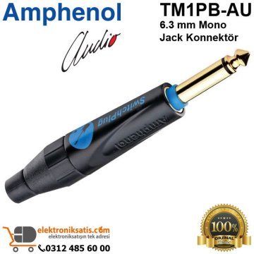 Amphenol TM1PB-AU 6.3 mm Mono Jack Konnektör