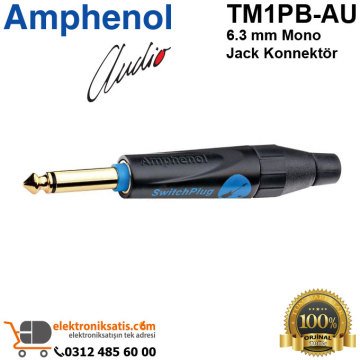 Amphenol TM1PB-AU 6.3 mm Mono Jack Konnektör