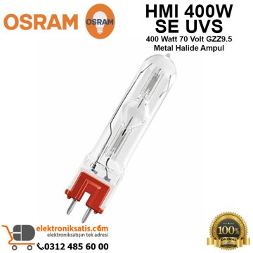 Osram HMI 400W SE UVS 400 Watt 70 Volt GZZ9.5 Metal Halide Ampul