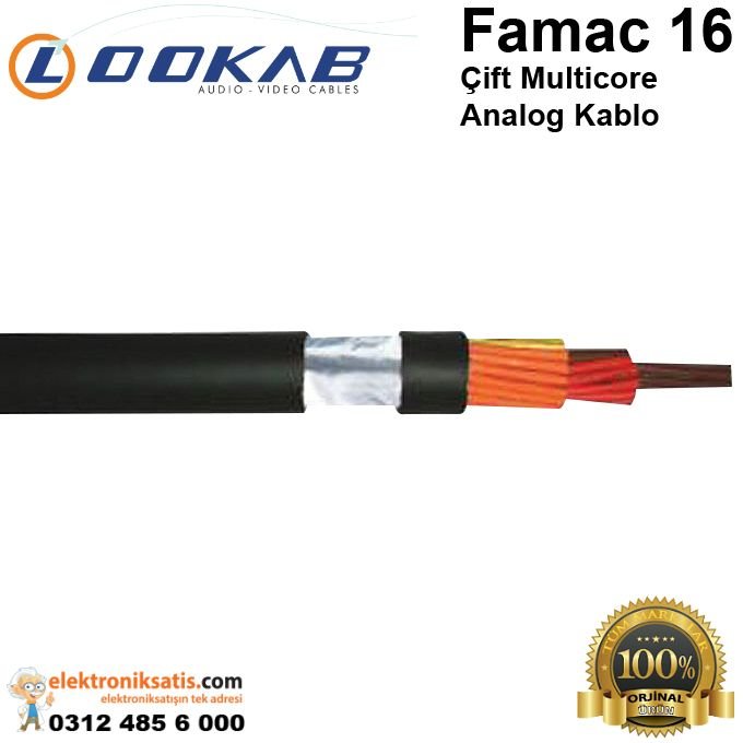Lookab Famac 16 Çift Multicore Analog Kablo