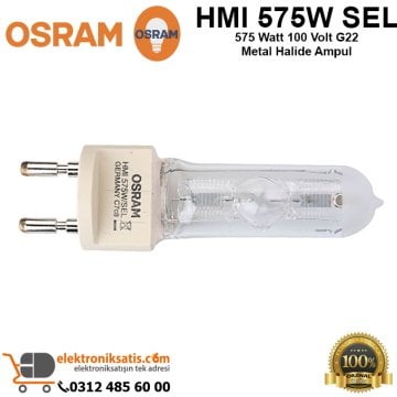 Osram HMI 575W SEL 575 Watt 100 Volt G22 Metal Halide Ampul