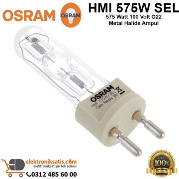 Osram HMI 575W SEL 575 Watt 100 Volt G22 Metal Halide Ampul