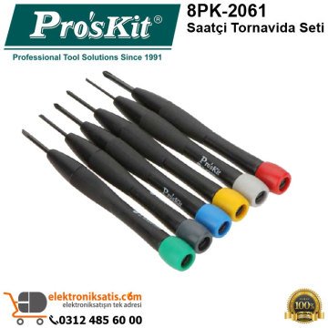 Proskit 8PK-2061 Saatçi Tornavida Seti