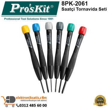 Proskit 8PK-2061 Saatçi Tornavida Seti