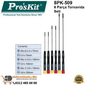 Proskit 8PK-509 6 Parça Tornavida Seti