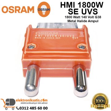 Osram HMI 1800W SE UVS 1800 Watt 140 Volt G38 Metal Halide Ampul