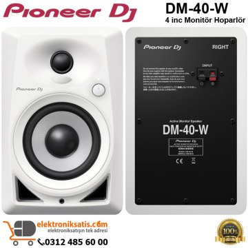 Pioneer Dj DM-40-W 4 inc Monitör Hoparlör