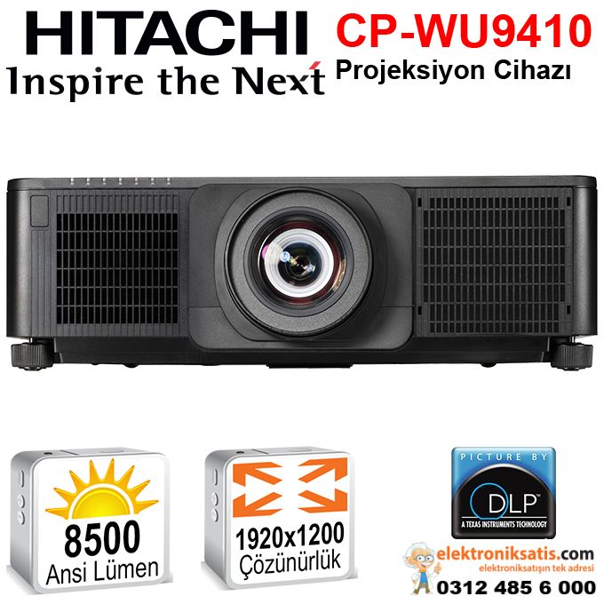 Hitachi CP-WU9410 8500 Ansi Lümen DLP Projeksiyon Cihazı