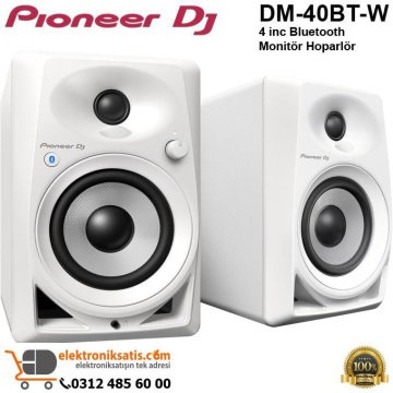 Pioneer Dj DM-40BT-W 4 inc Bluetooth Monitör Hoparlör