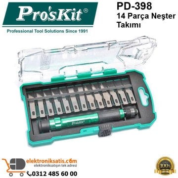 Proskit PD-398 14 Parça Neşter Takımı