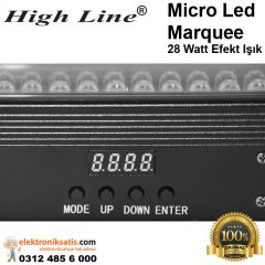 High Line Micro Led Marquee 28 Watt Efekt Işık