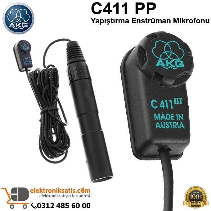 AKG C411 PP Yapıştırma Enstrüman Mikrofonu