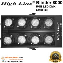 High Line Blinder 8000 RGB Led DMX Efekt Işık