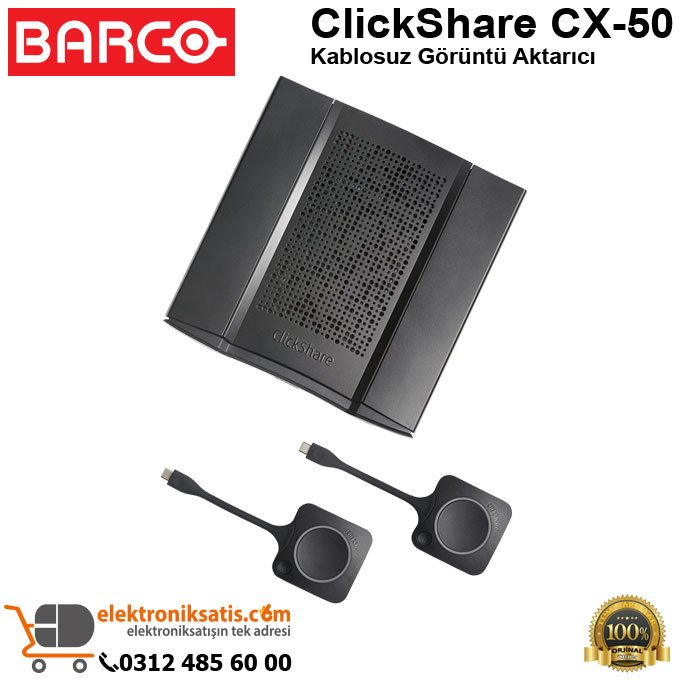 Barco ClickShare CX-50 Kablosuz Görüntü Aktarıcı