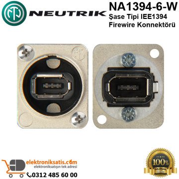 Neutrik NA1394-6-W Şase Tipi IEE1394 Firewire Konnektörü