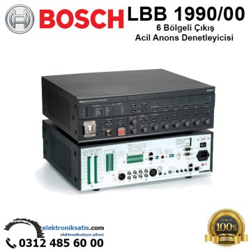 BOSCH LBB 1990/00 6 Bölgeli Plena Acil Anons Denetleyicisi