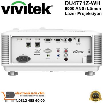 Vivitek DU4771Z-WH 6000 ANSi Lümen Lazer Projeksiyon