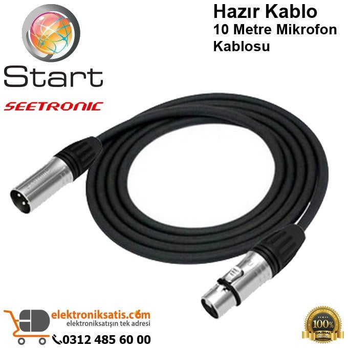 Mikrofon Kablosu 10 Metre XLR-XLR