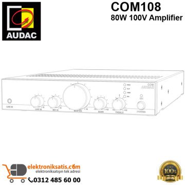 AUDAC COM108 80W 100V Amplifier