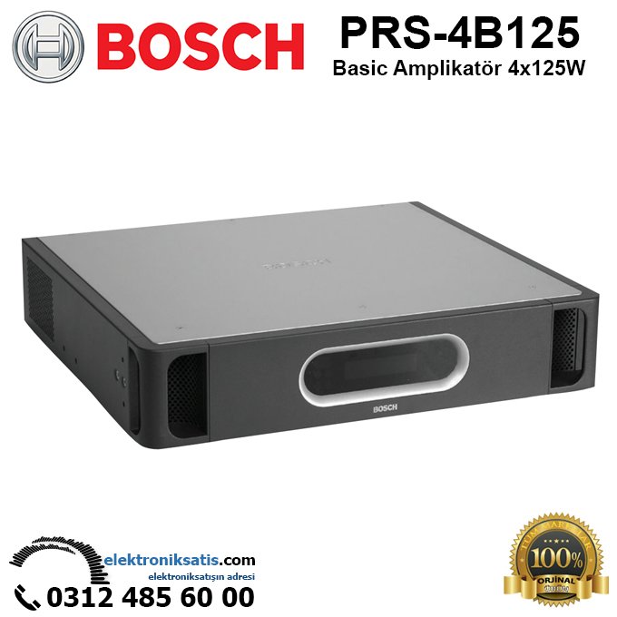 BOSCH PRS-4B125 Basic Amplifikatör 4x125W