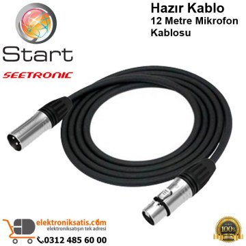 Mikrofon Kablosu 12 Metre XLR-XLR