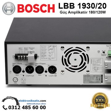 BOSCH LBB 1930/20 Plena Güç Amplifikatörü 180/120W