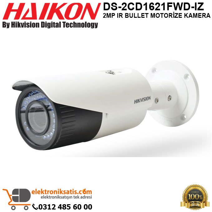 Haikon DS-2CD1621FWD-IZ 2MP IR Bullet Motorize Kamera