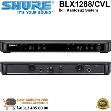 Shure BLX1288E/CVL İkili Kablosuz Sistem