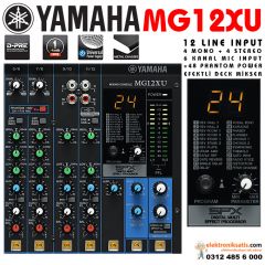 Yamaha MG12XU USB 12 Kanal Mikser