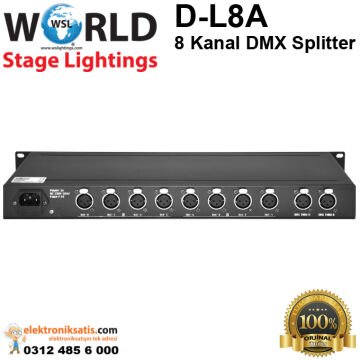 WSLightings D-L8A 8 Kanal DMX Splitter