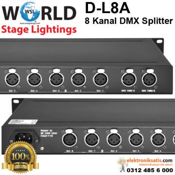 WSLightings D-L8A 8 Kanal DMX Splitter