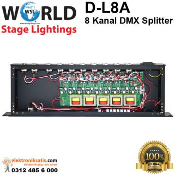 WSLightings D-L8A 8 Kanal DMX Splitter