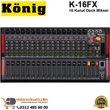 König K-16FX 16 Kanal Deck Mikser